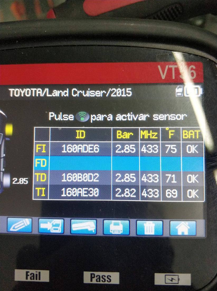 Capteurs TPMS